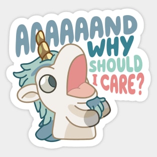 Unicorse-Bluey Sticker